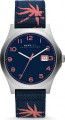 Cinturino per orologio Marc by Marc Jacobs MBM5087 Pelle/Tessuto Blu 22mm