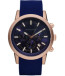 Cinturino per orologio Michael Kors MK8410 Silicone Blu 22mm