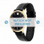 Movado cinturino dell‘orologio 0607087 Pelle Nero 20mm + cuciture di default