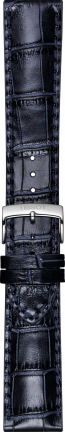 Cinturino per orologio Tissot T0354281603101A / T600042895 Pelle Blu 22mm