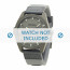 Diesel cinturino dell‘orologio DZ1488 Tessuto Grigio 24mm + cuciture grigio