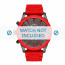 Diesel cinturino dell‘orologio DZ4448 Gomma Rosso 26mm